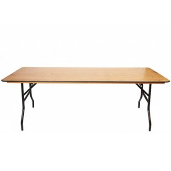 2.4m Timber trestle table