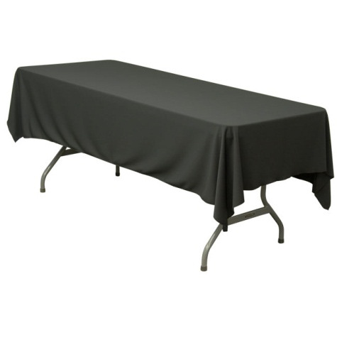 Black Trestle Table Linen